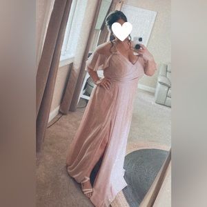 Azazie- Dakota- Dusty Rose- Size 18